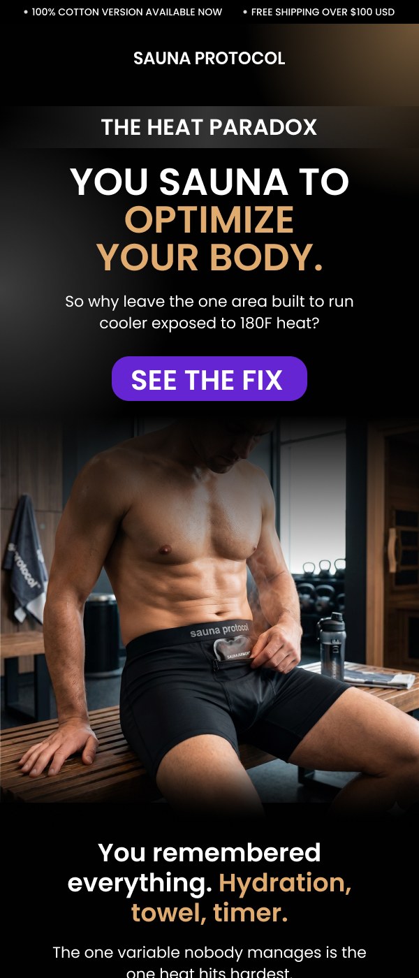 Email campaign design for a wellness brand